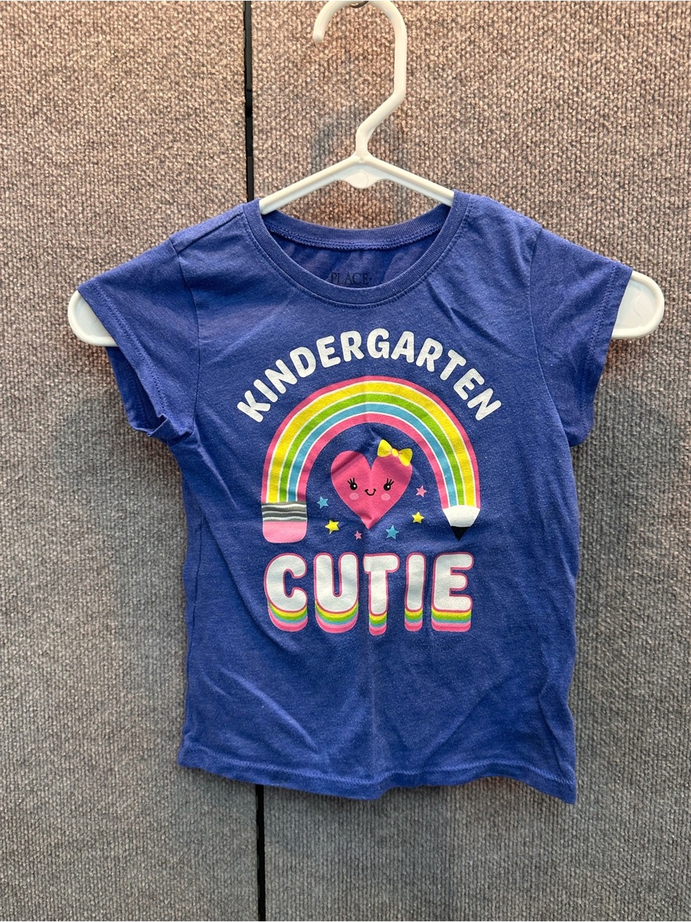 Place Purple Rainbow "Kindergarten Cutie" Graphic Tee